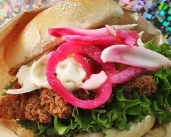 Crispy Fried Chicken Burger