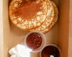 Två American Pancakes (65 kr/st)