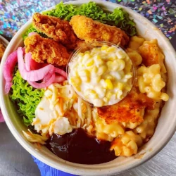 Crispy Fried Chicken Soul Bowl (+25 kr/portion)