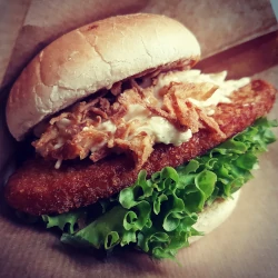 Crispy Fried Soy Burger